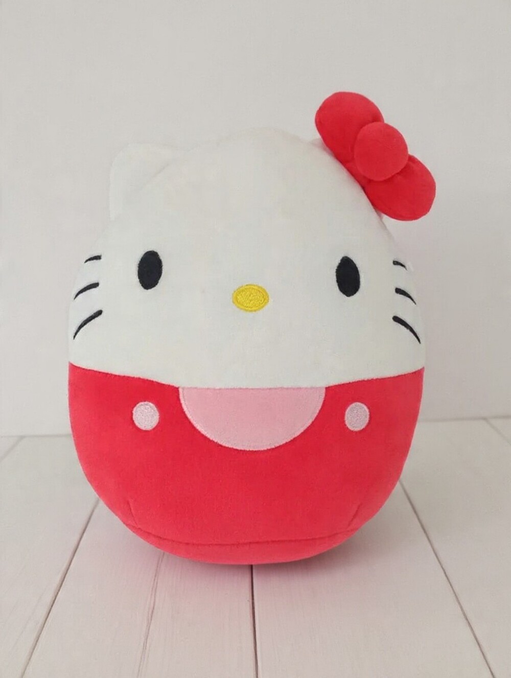 Hello Kitty Squishmallows Sanrio 2024 Red Pink Plush Stuffed Toy